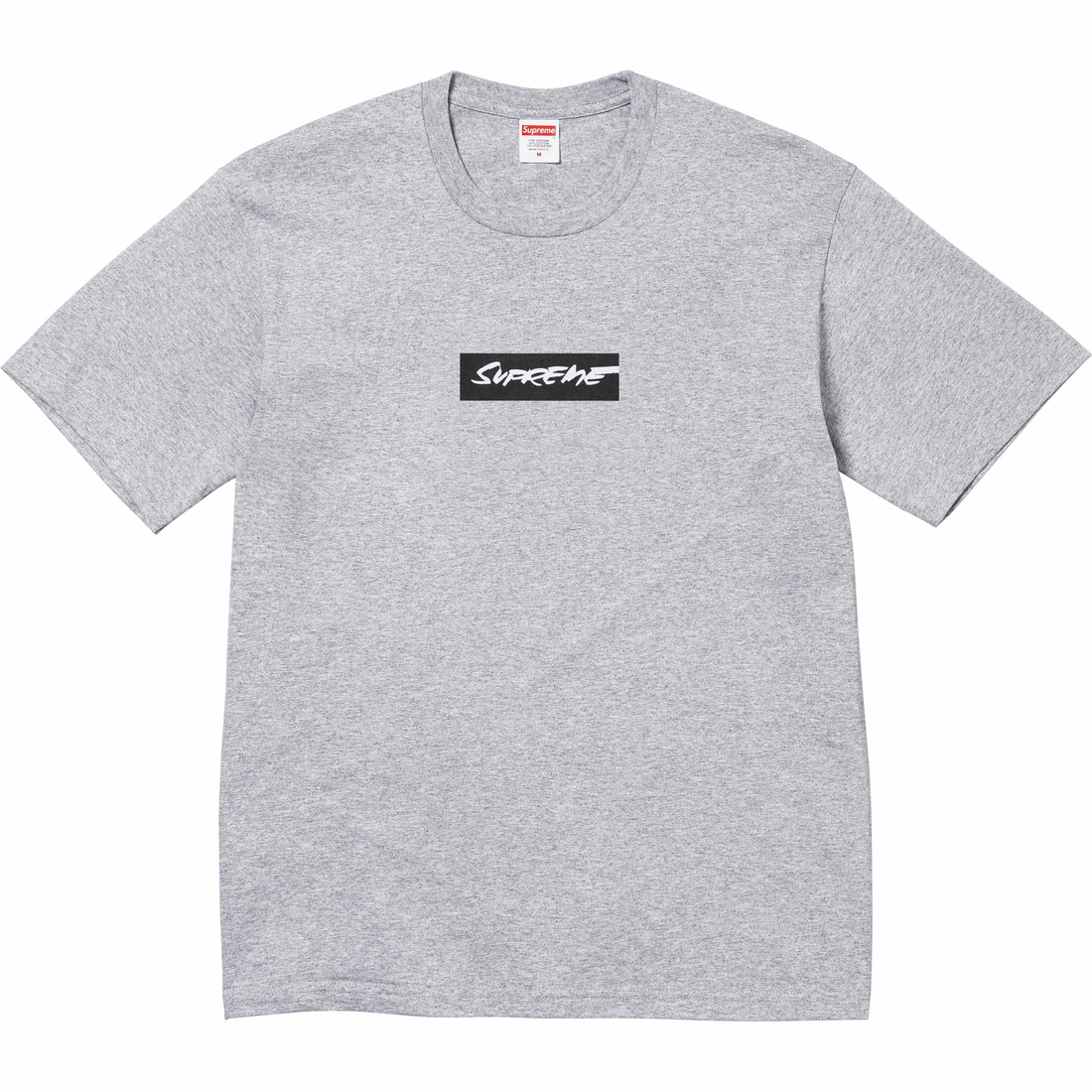 Supreme Futura Box Logo Tee (SS24) - Heather Grey - $44