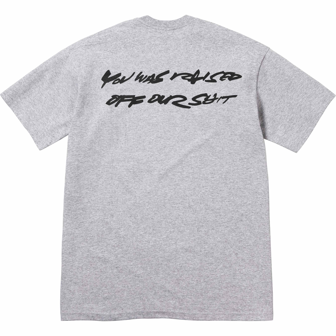 Supreme Futura Box Logo Tee (SS24) - Heather Grey - $44