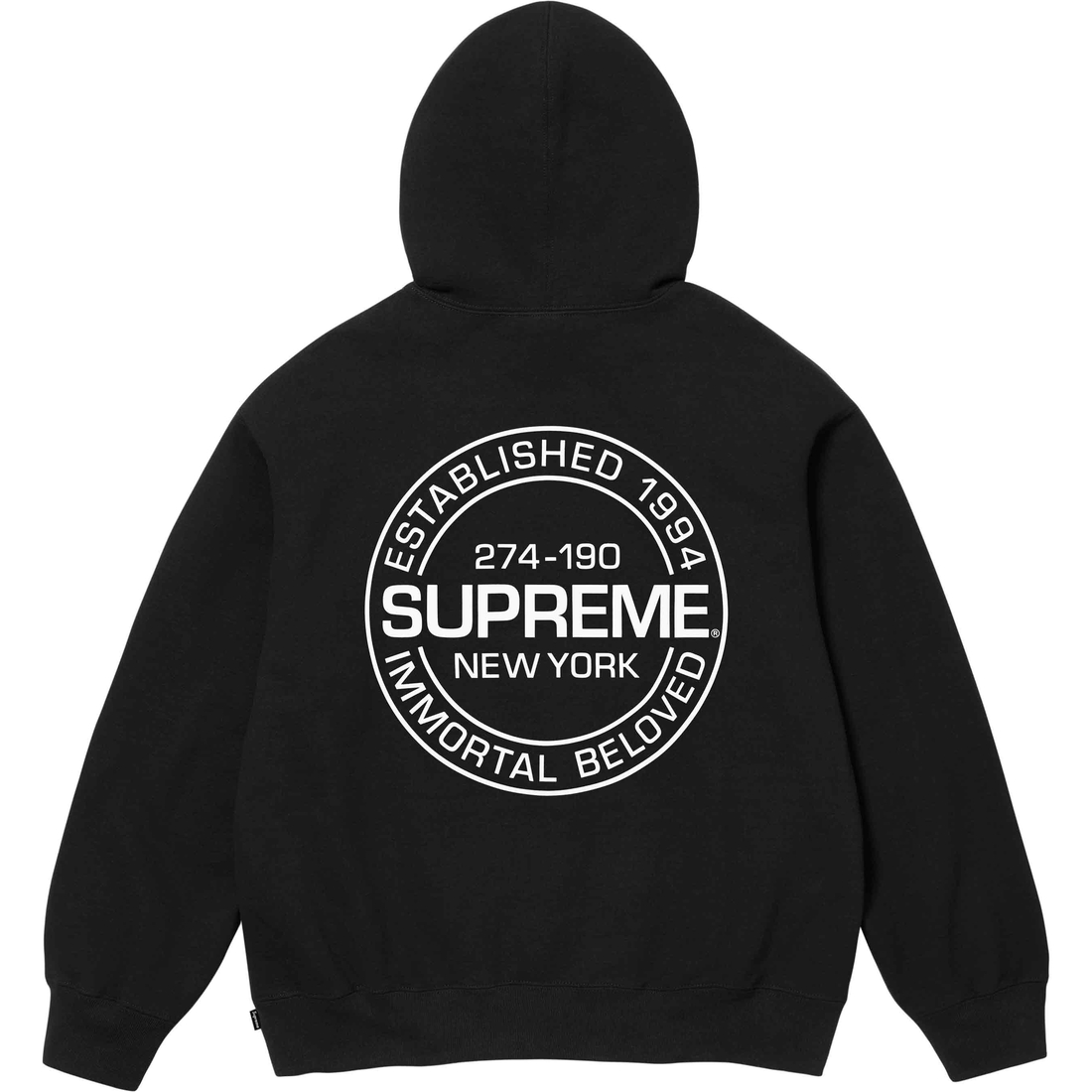 Supreme Immortal Hooded Sweatshirt (SS24) - Black - $158