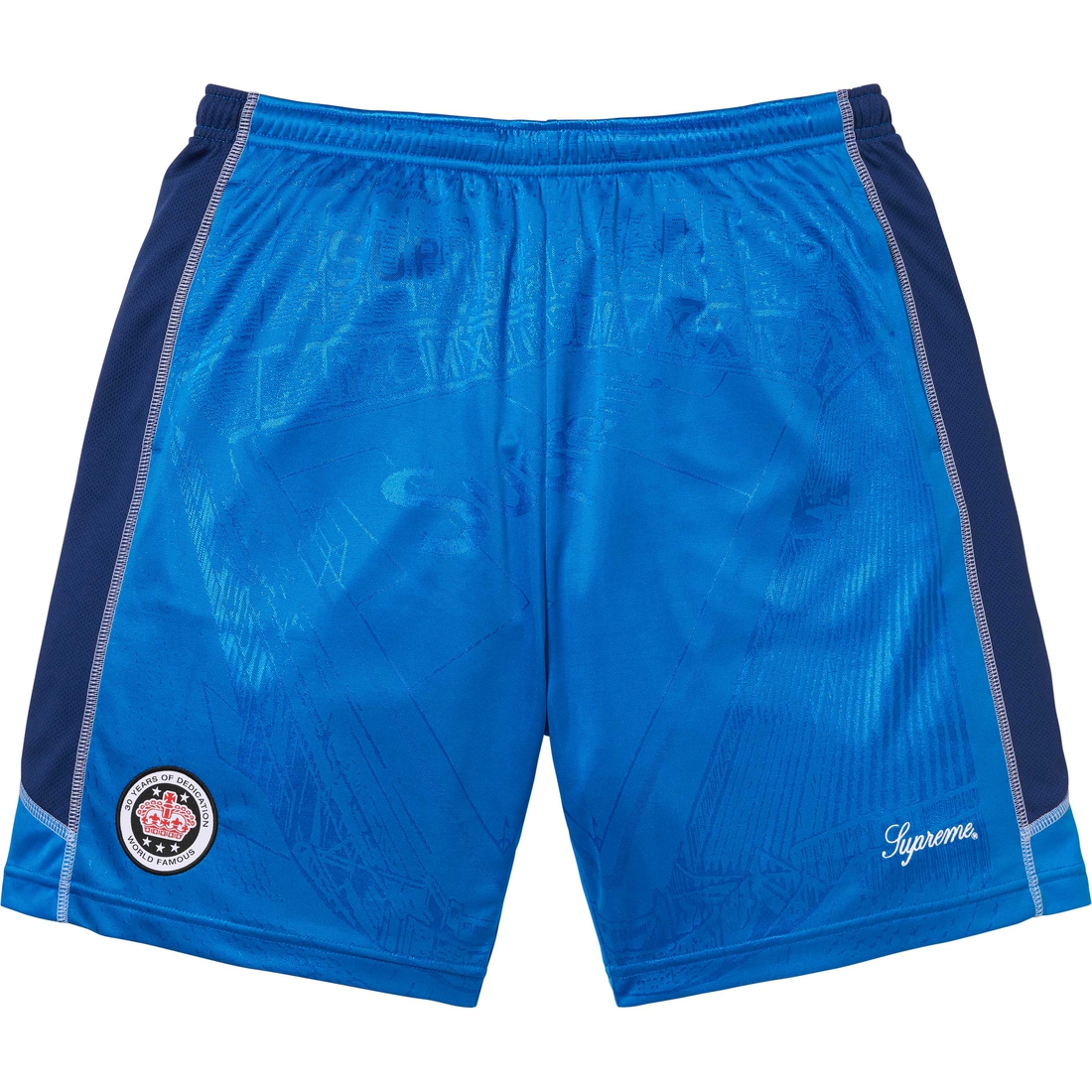 Supreme Jacquard Soccer Short (SS24) - Blue - $98