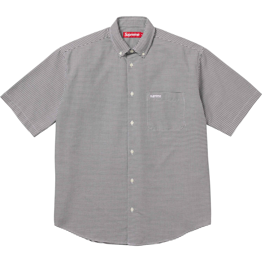 Supreme Loose Fit S S Oxford Shirt (SS24) - Gingham - $128