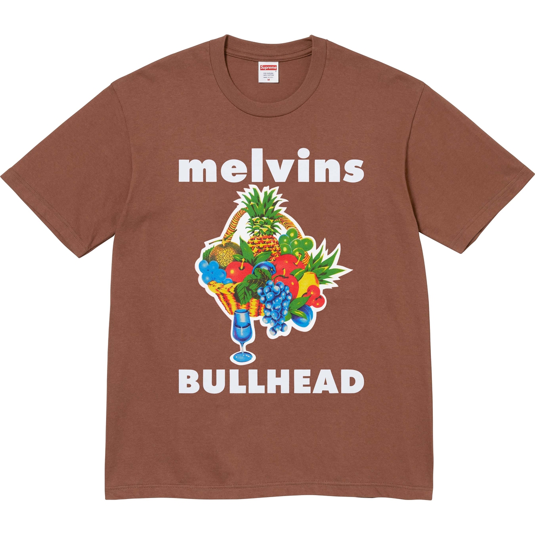 Supreme Melvins Bullhead Tee (SS24) - Brown - $48
