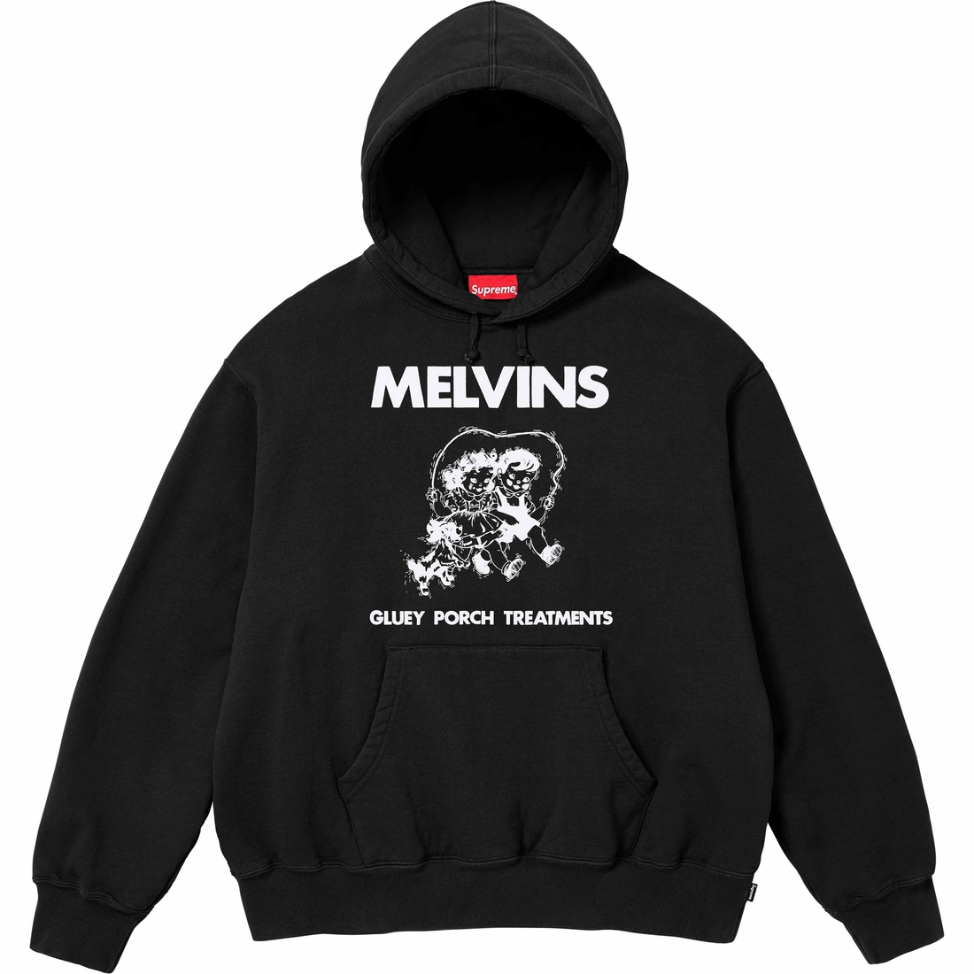Supreme Melvins Hooded Sweatshirt (SS24) - Black - $168