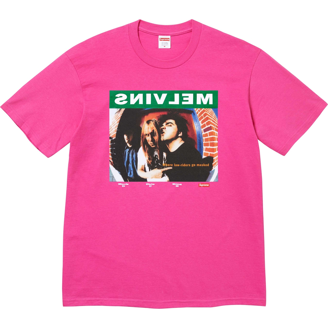 Supreme Melvins Prick Tee (SS24) - Fuchsia - $48