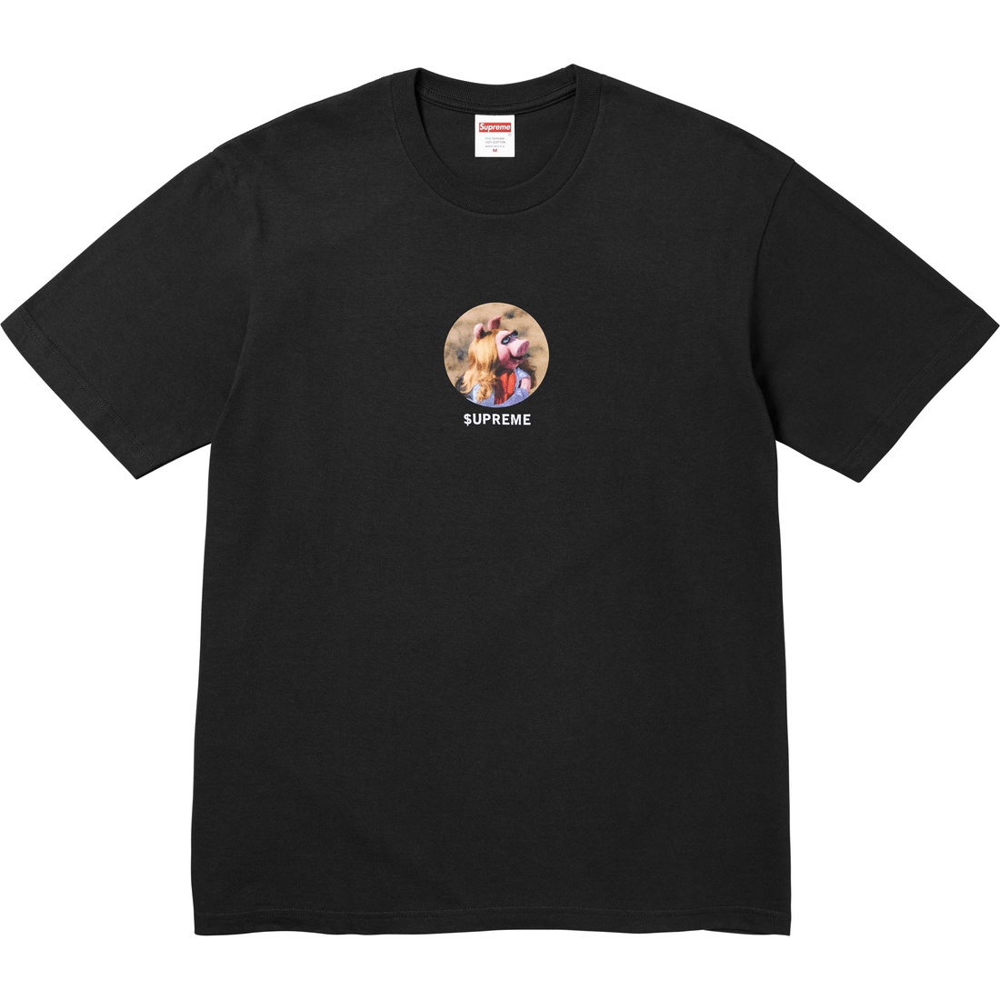 Supreme Miss Piggy Tee (SS24) - Black - $48