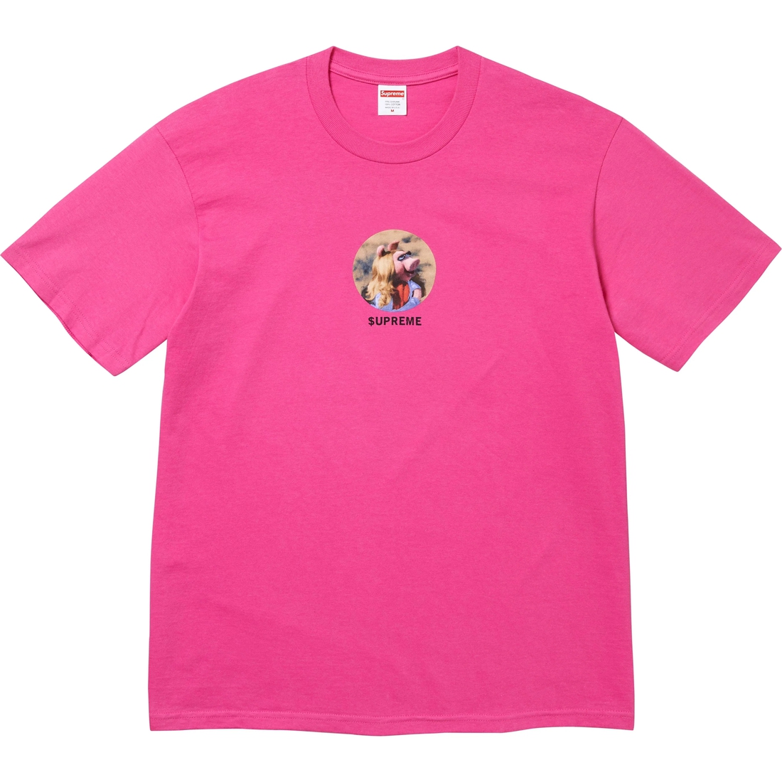 Supreme Miss Piggy Tee (SS24) - Fuchsia - $48