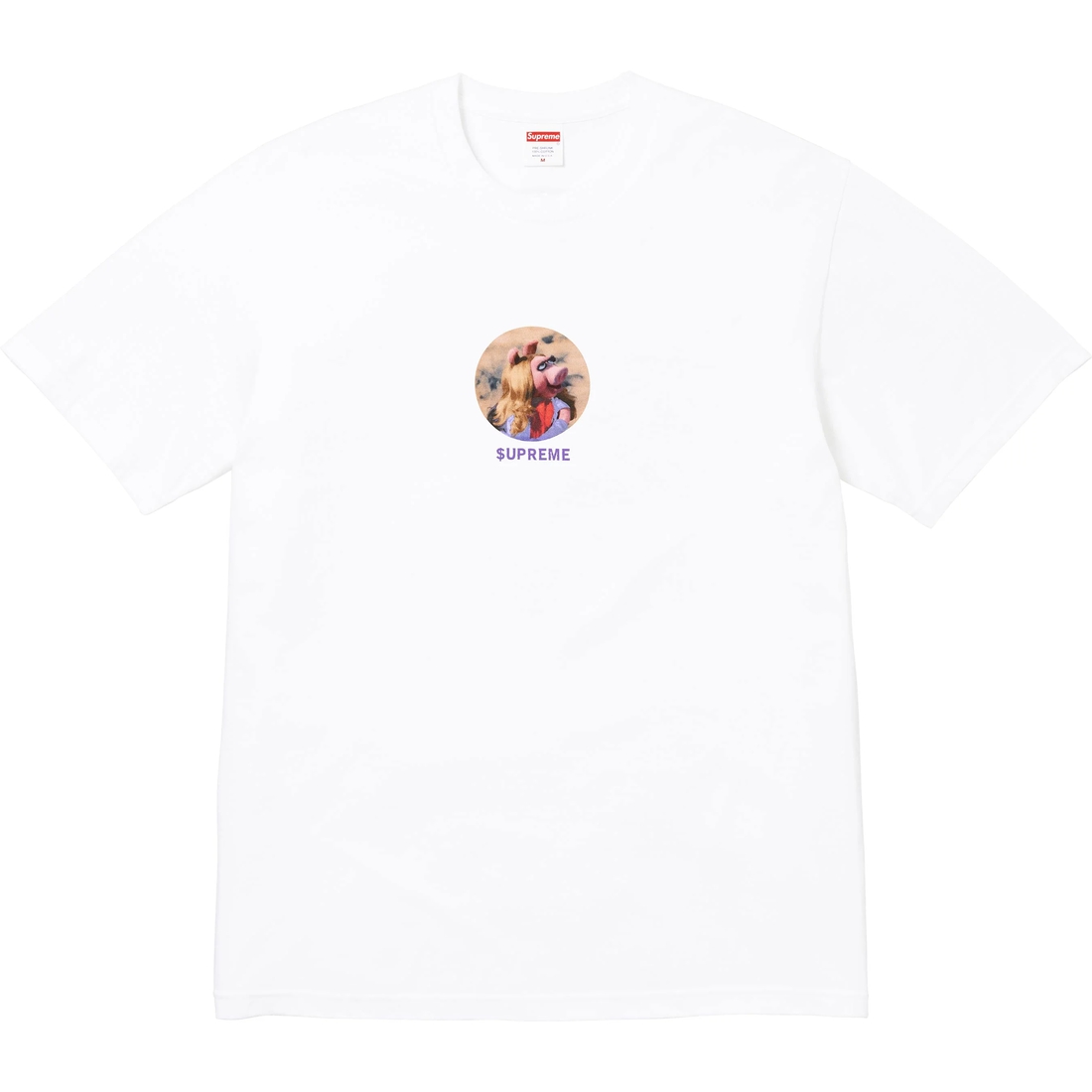Supreme Miss Piggy Tee (SS24) - White - $48