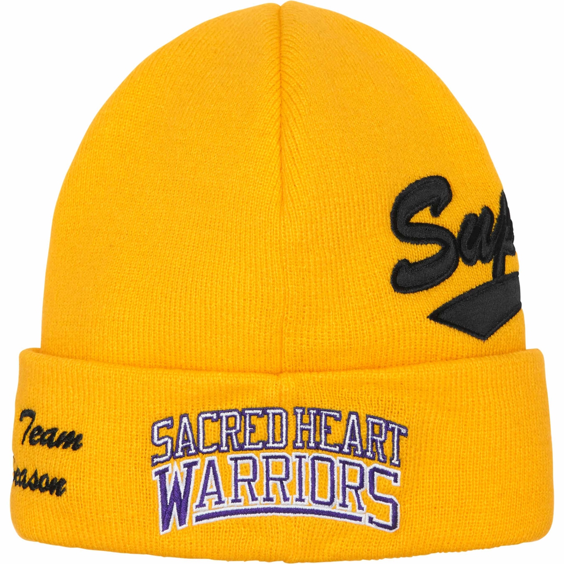 Supreme New Era Salvation Beanie (SS24) - Gold - $40