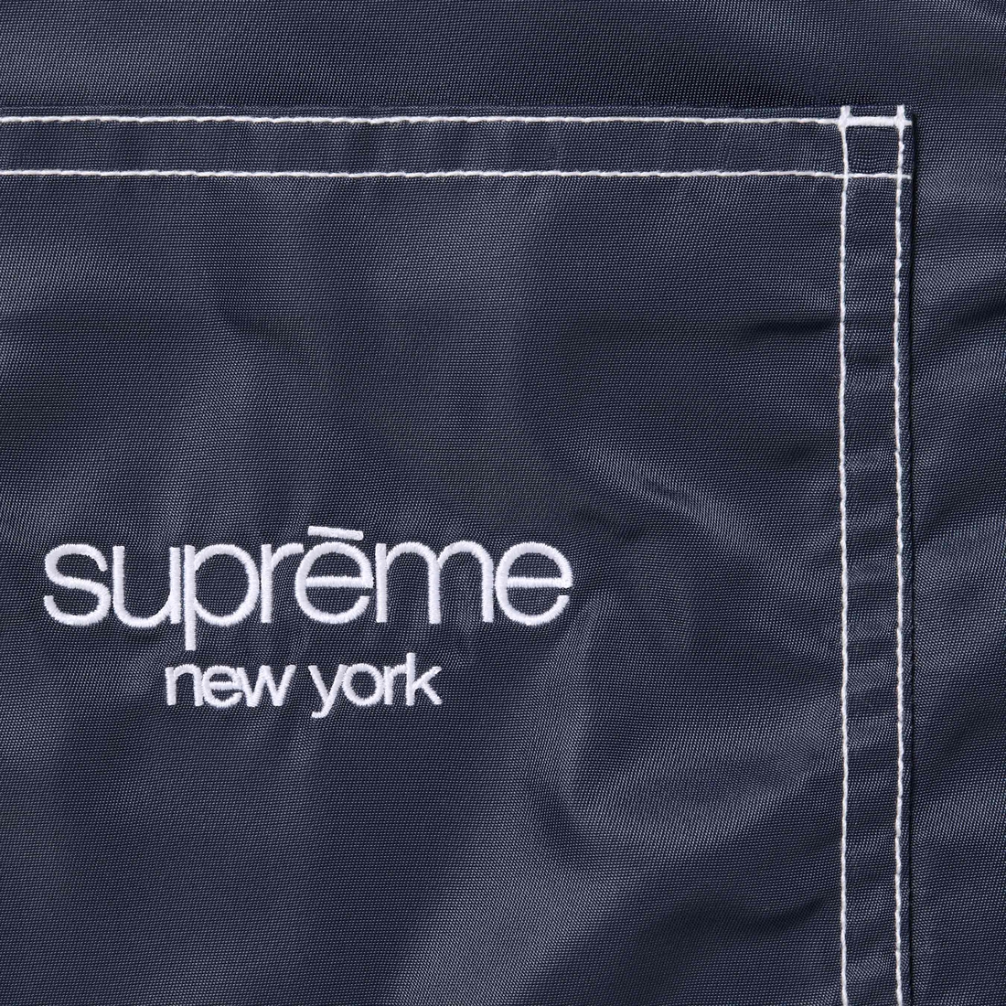 Supreme Nylon Chore Coat (SS24) - Navy - $188