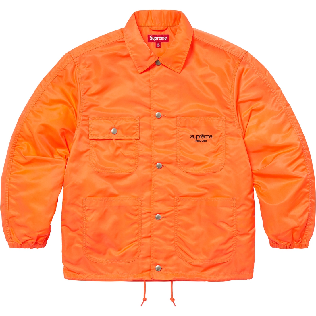 Supreme Nylon Chore Coat (SS24) - Orange - $188