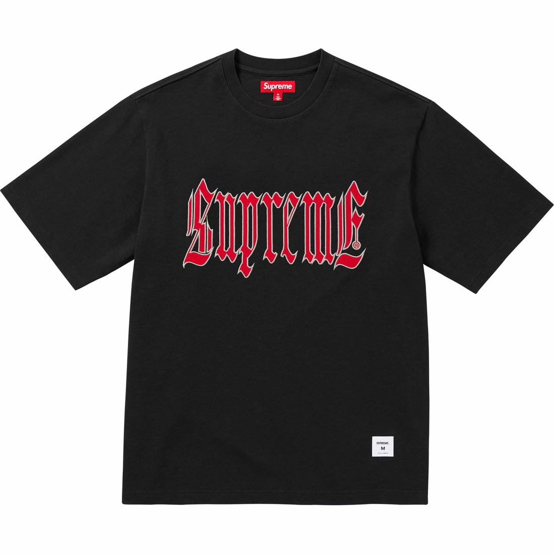 Supreme Old English S S Top (SS24) - Black - $78