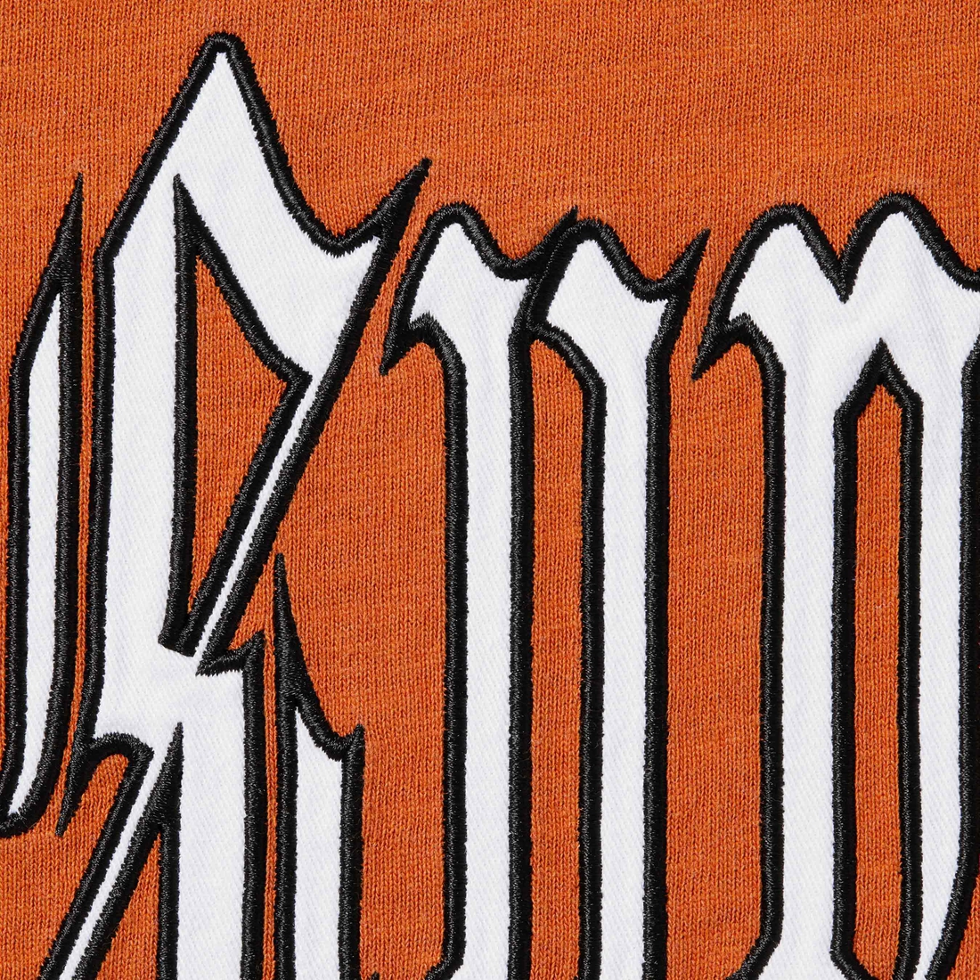 Supreme Old English S S Top (SS24) - Rust - $78