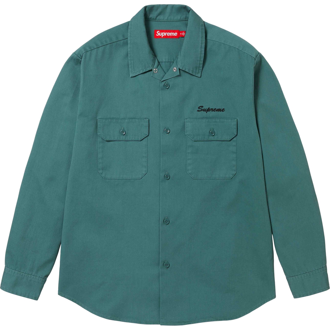 Supreme Our Lady Work Shirt (SS24) - Work Green - $138