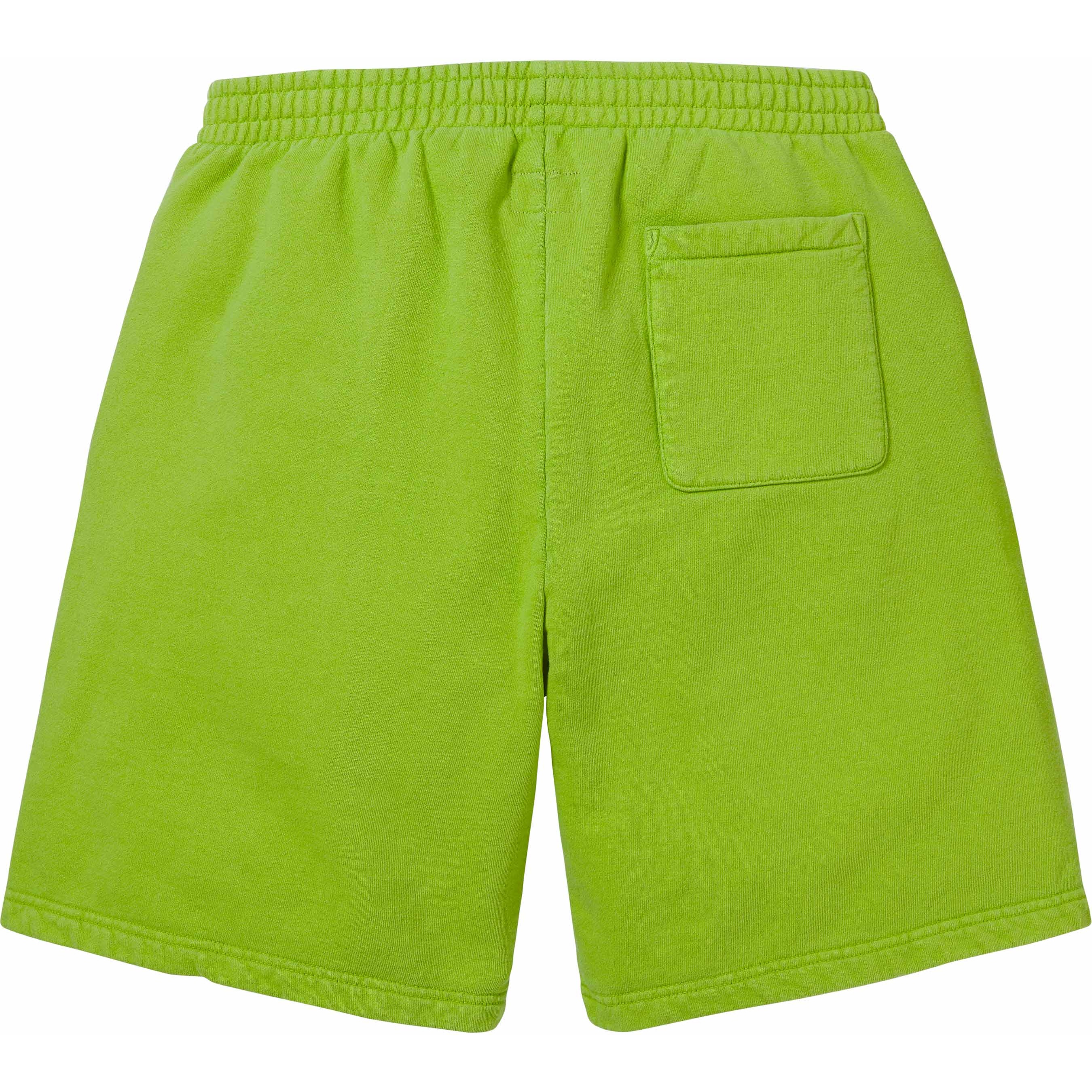 Supreme Overdyed Small Box Sweatshort (SS24) - Lime - $118