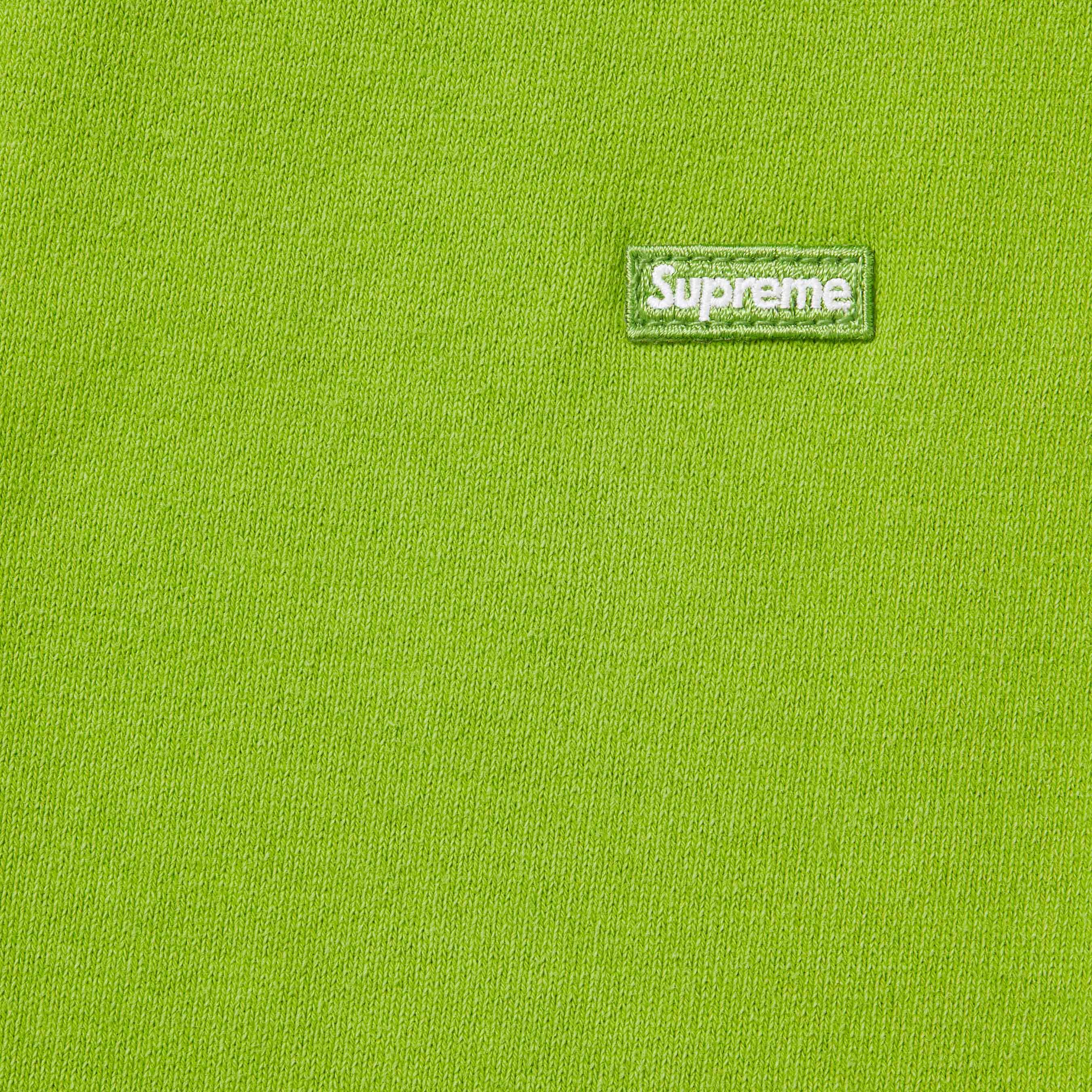 Supreme Overdyed Small Box Sweatshort (SS24) - Lime - $118