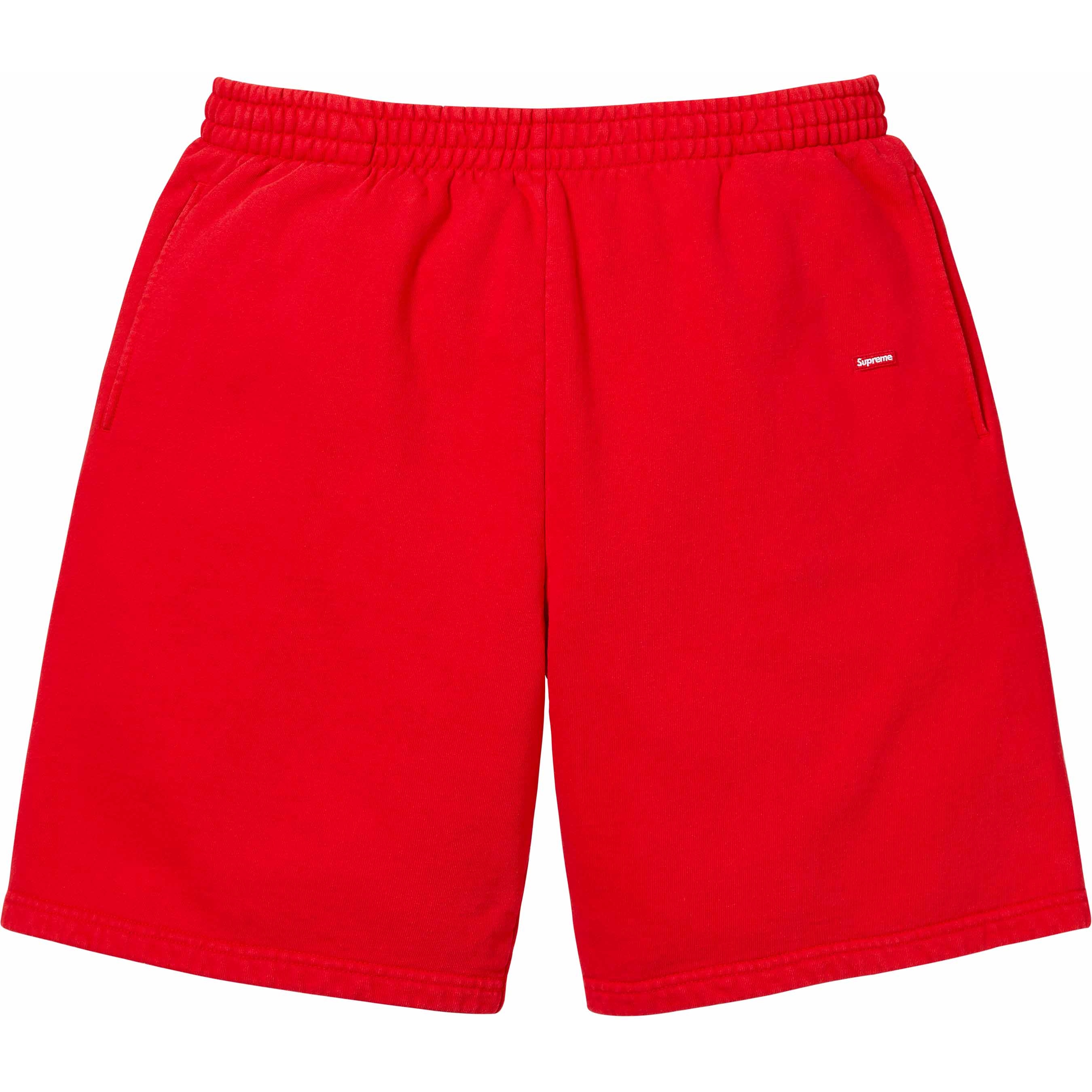 Supreme Overdyed Small Box Sweatshort (SS24) - Red - $118
