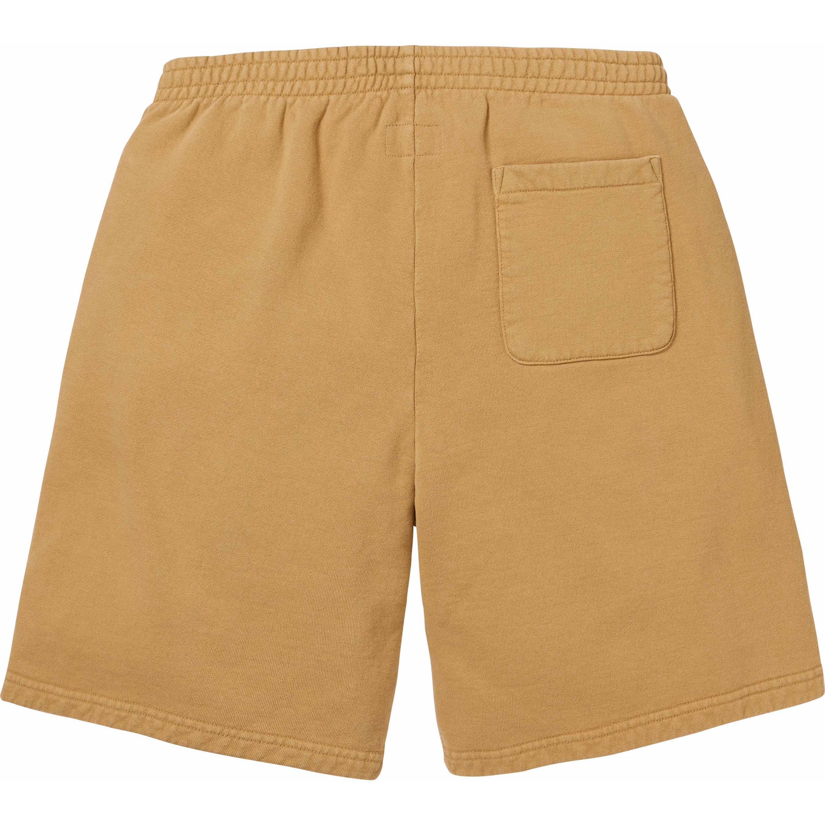 Supreme Overdyed Small Box Sweatshort (SS24) - Sand - $118