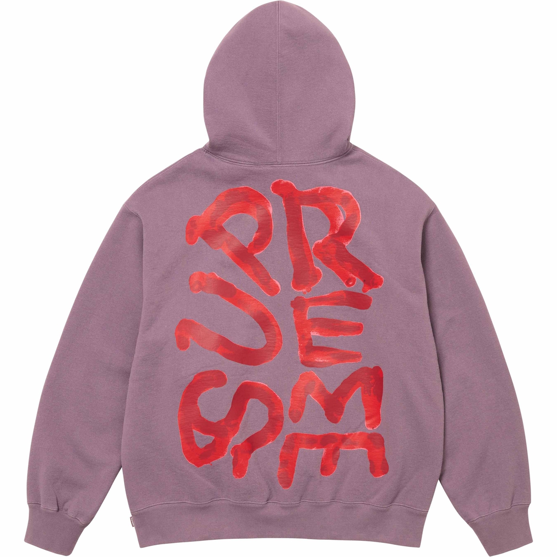 Supreme Paint Hooded Sweatshirt (SS24) - Dusty Purple - $168