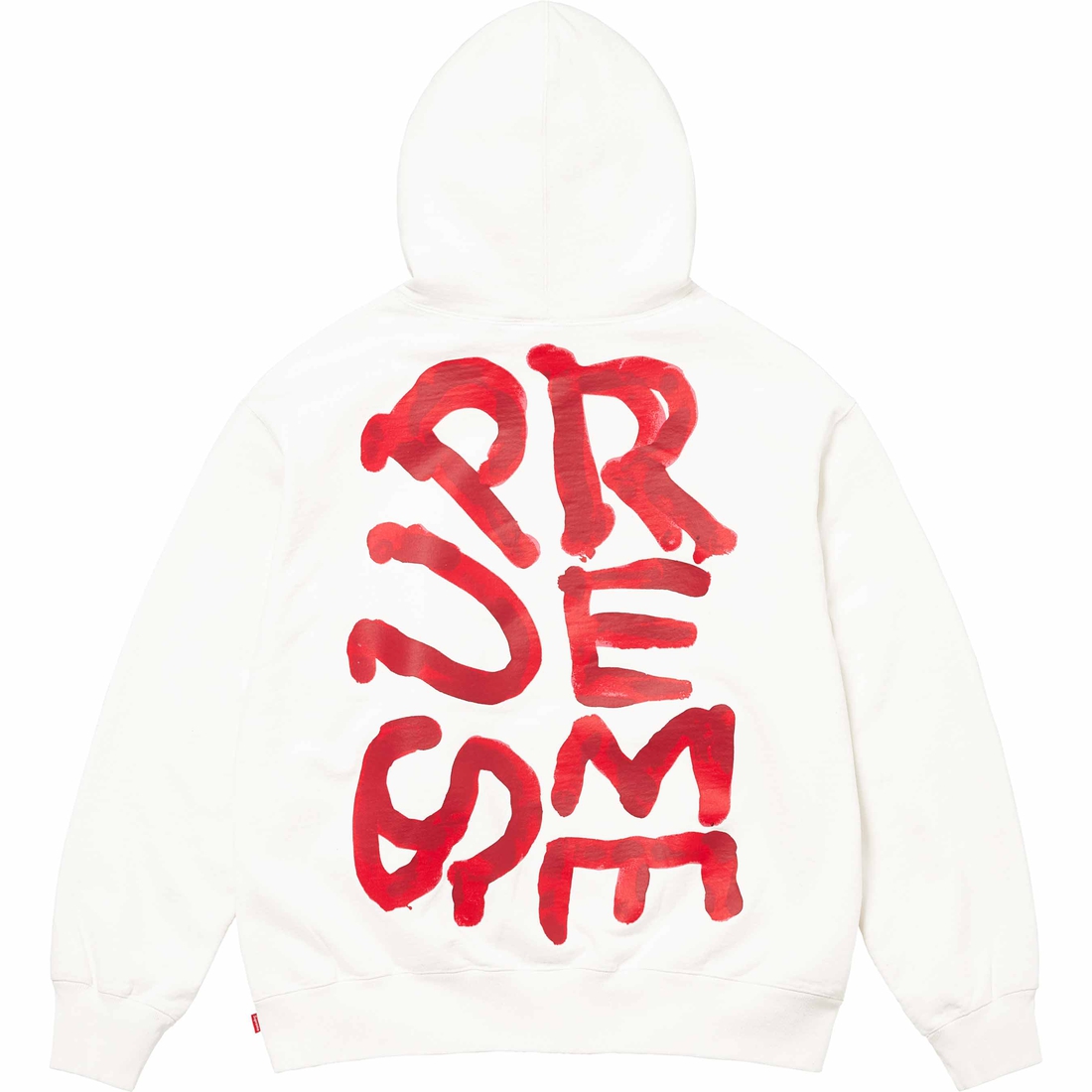 Supreme Paint Hooded Sweatshirt (SS24) - White - $168