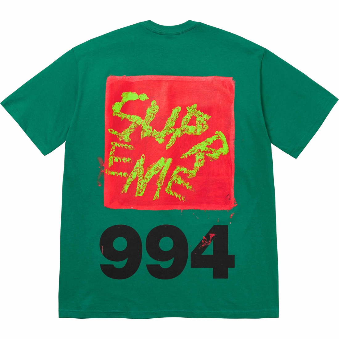Supreme Paint Tee (SS24) - Light Pine - $44