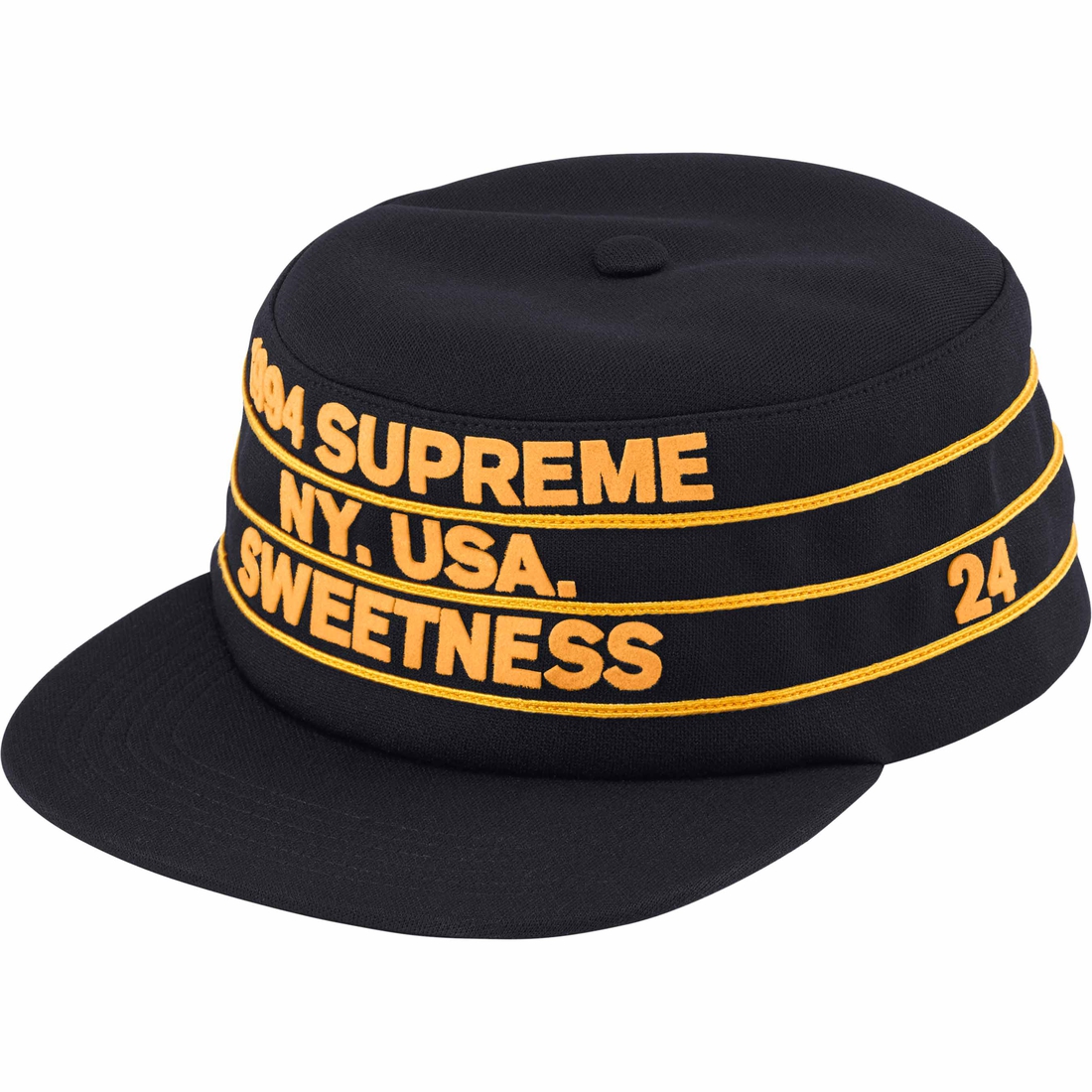 Supreme Pro Bowl Pillbox Hat (SS24) - Black - $54