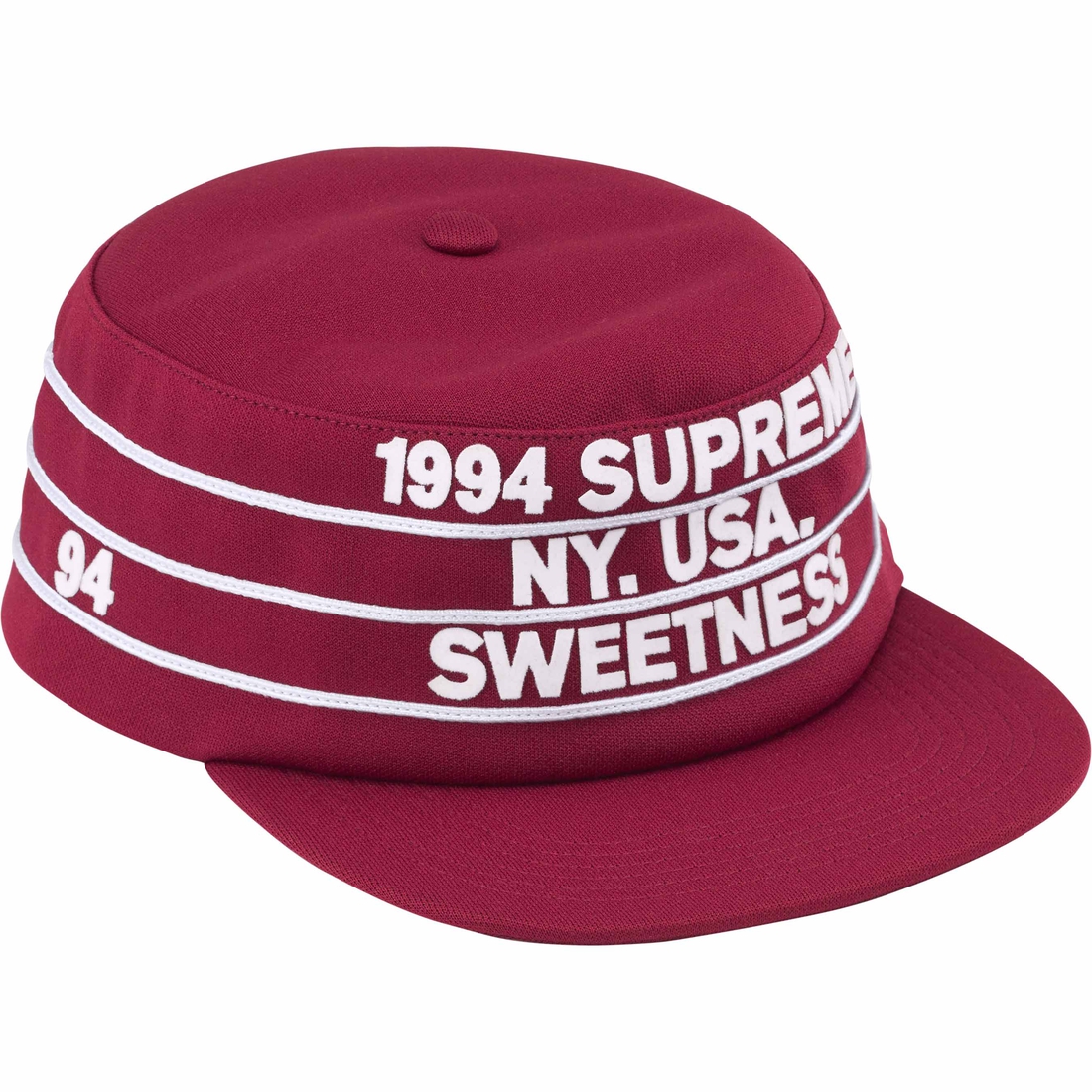 Supreme Pro Bowl Pillbox Hat (SS24) - Cardinal - $54