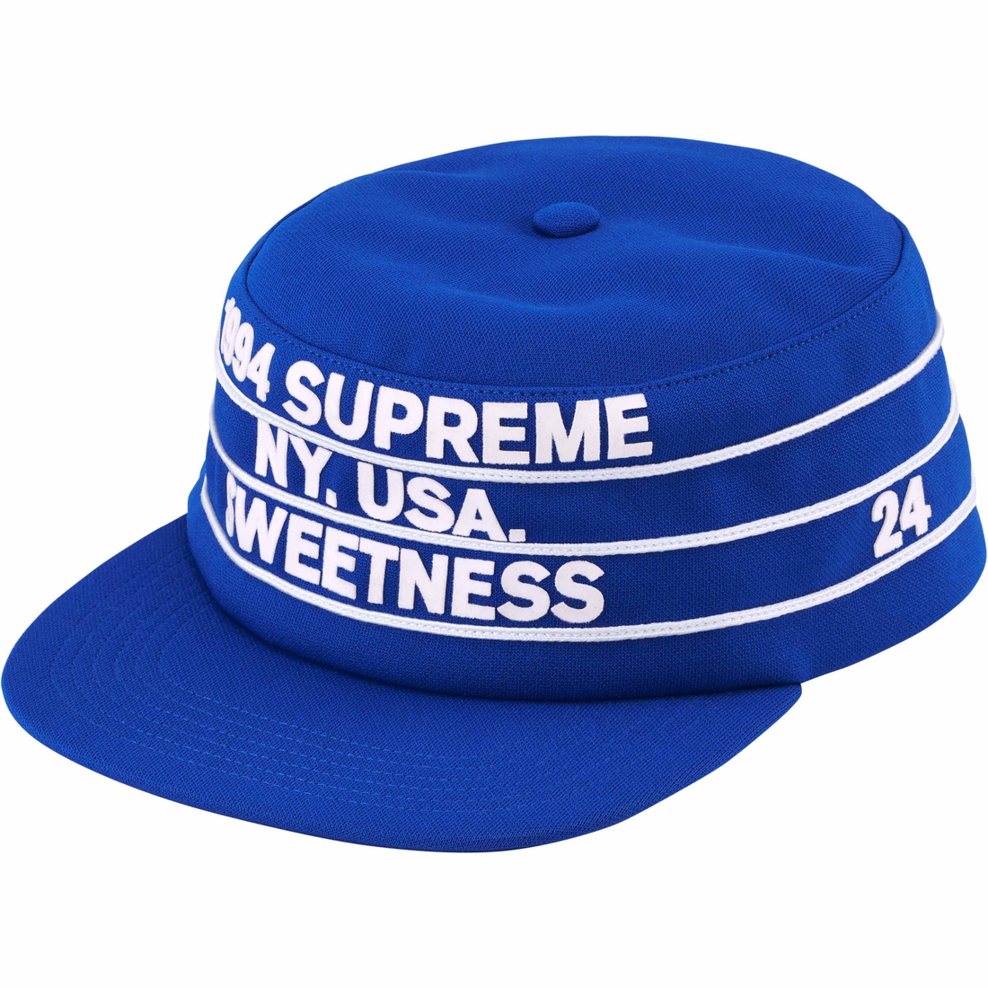Supreme Pro Bowl Pillbox Hat (SS24) - Royal - $54