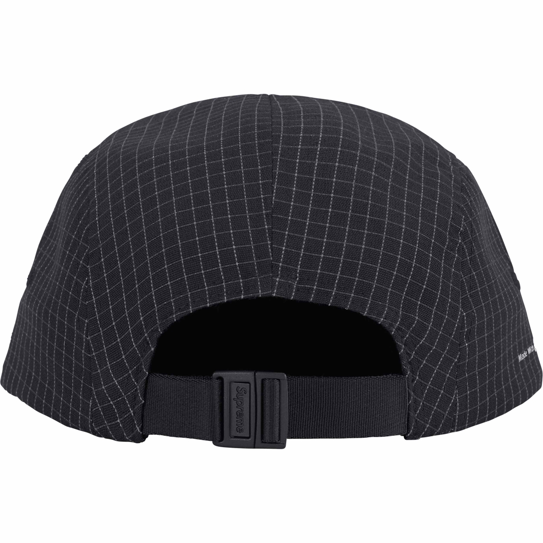 Supreme Reflective Ripstop Camp Cap (SS24) - Black - $48