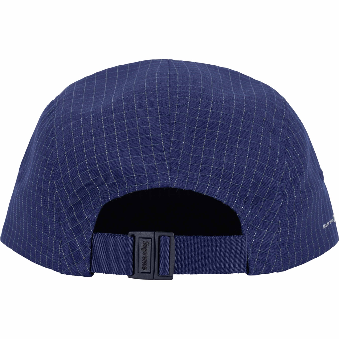Supreme Reflective Ripstop Camp Cap (SS24) - Navy - $48