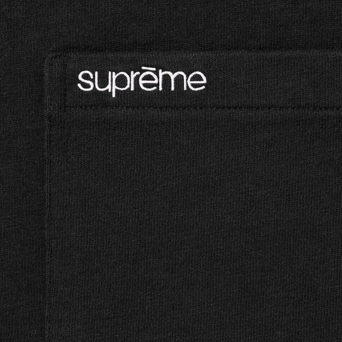 Supreme S S Pocket Tee (SS24) - Black - $60