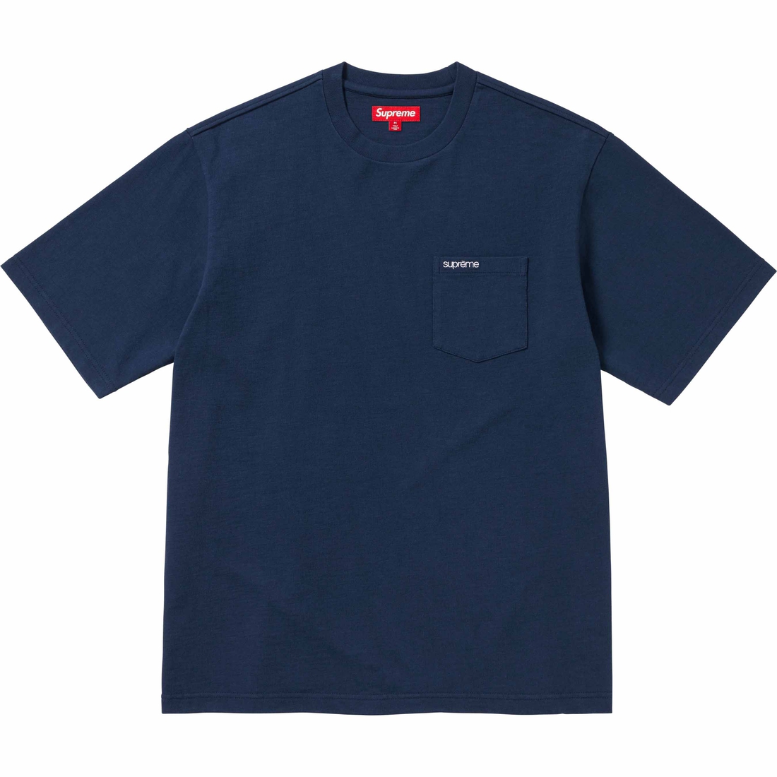 Supreme S S Pocket Tee (SS24) - Navy - $60