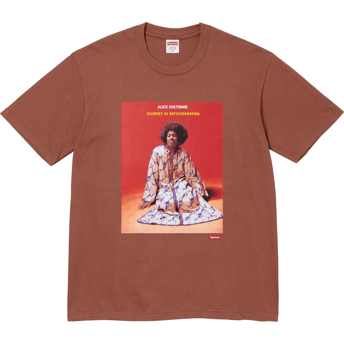 Supreme Satchidananda Tee (SS24) - Brown - $48