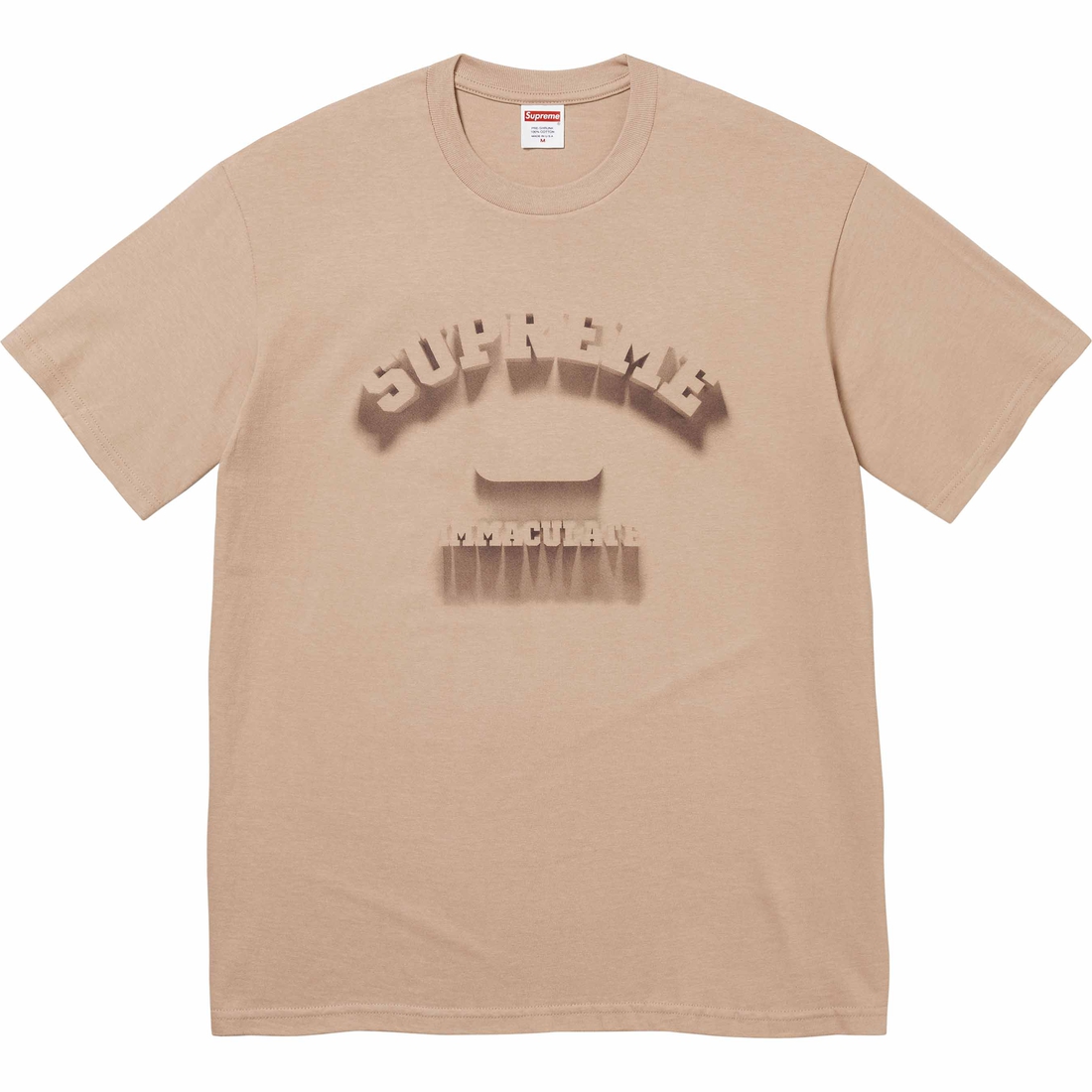 Supreme Shadow Tee (SS24) - Khaki - $40