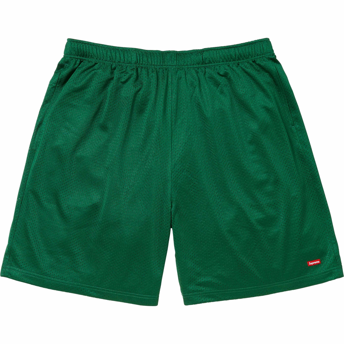Supreme Small Box Baggy Mesh Short (SS24) - Green - $88