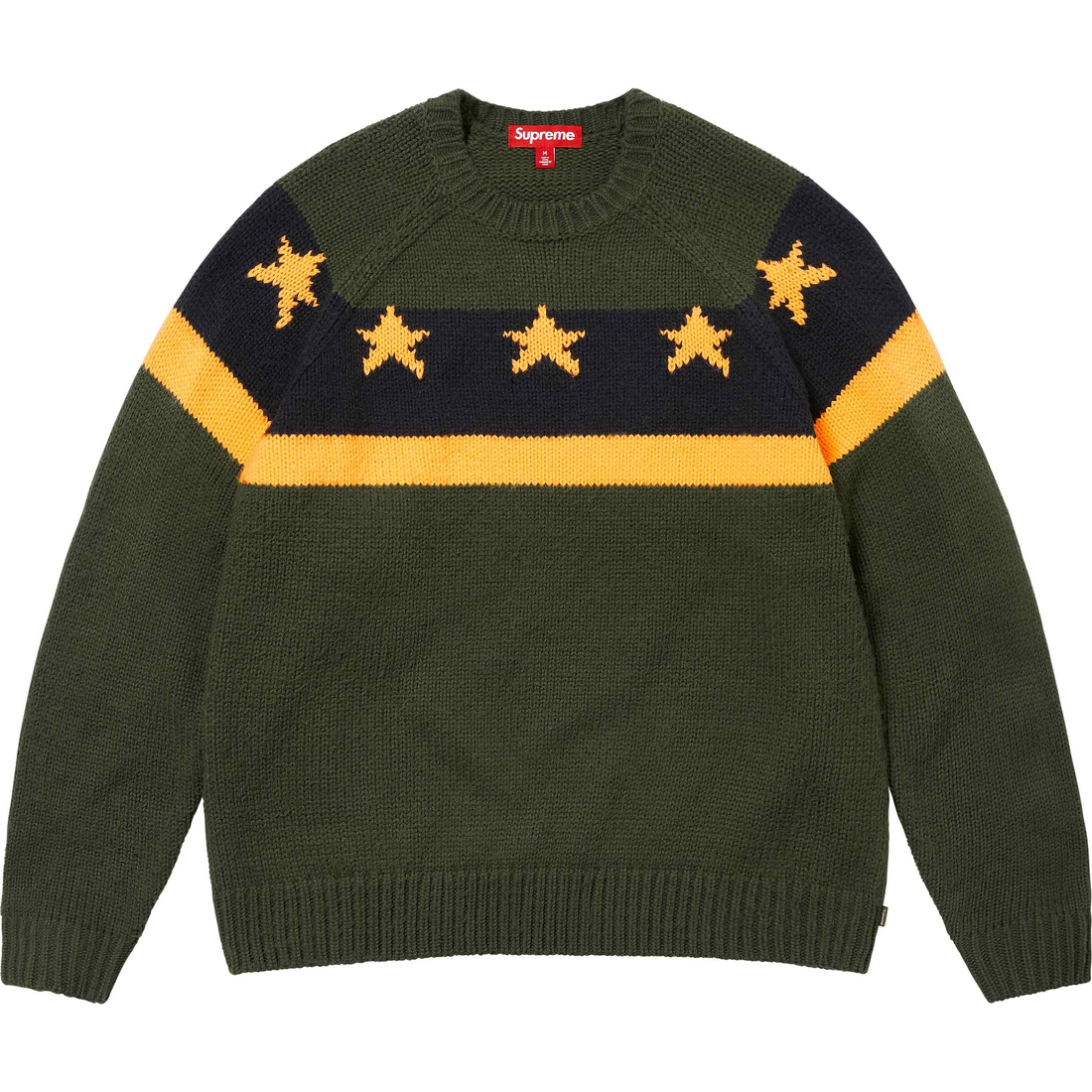Supreme Stars Sweater (SS24) - Green - $158