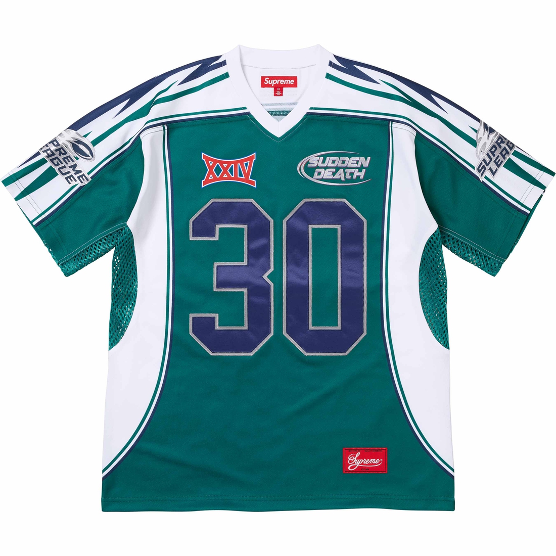 Supreme Sudden Death Football Jersey (SS24) - Teal - $148