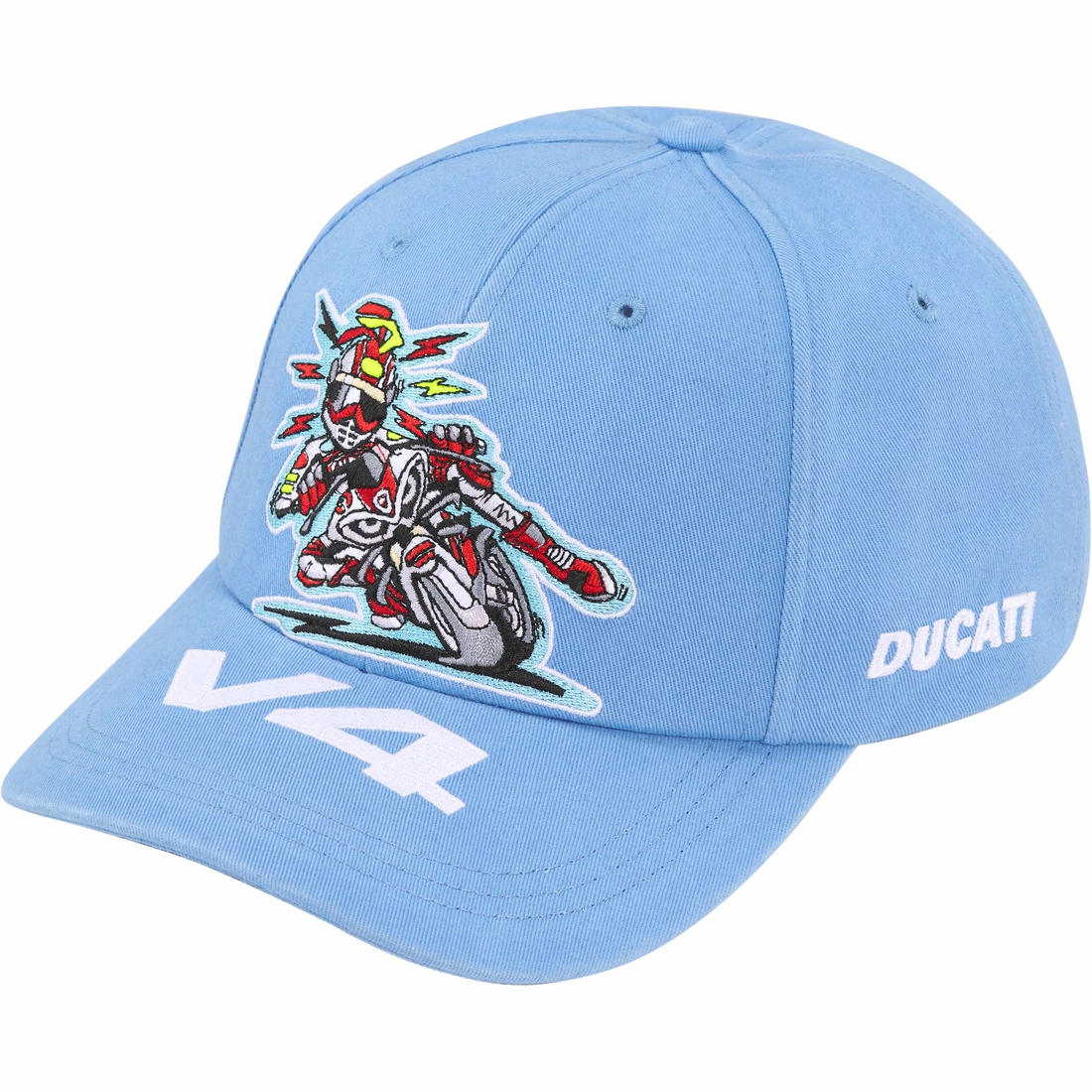 Supreme Supreme Ducati 6-Panel (SS24) - Blue - $58
