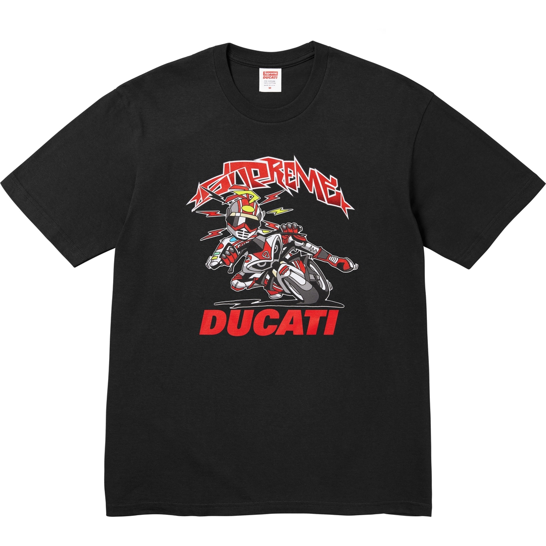 Supreme Supreme Ducati Bike Tee (SS24) - Black - $48