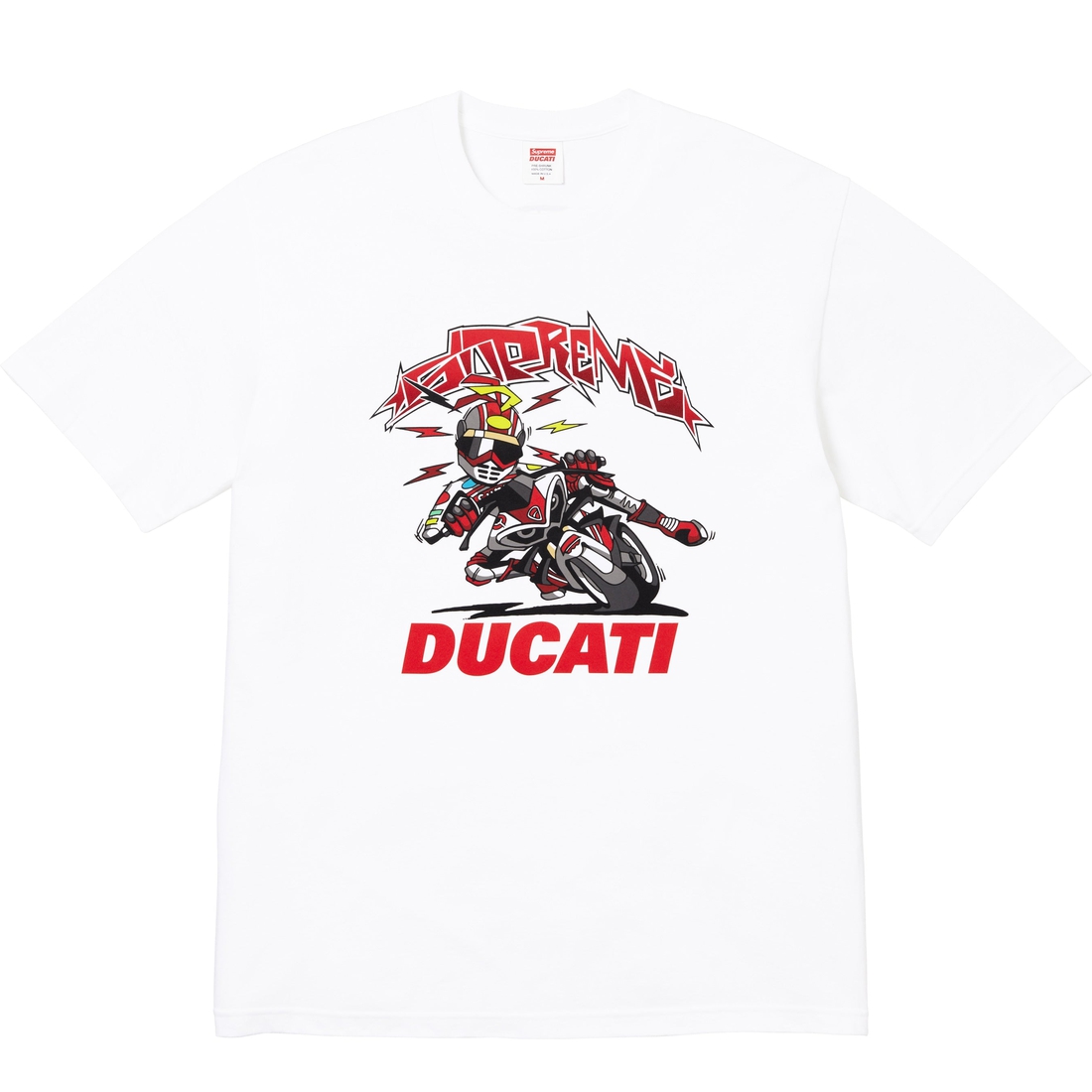 Supreme Supreme Ducati Bike Tee (SS24) - White - $48