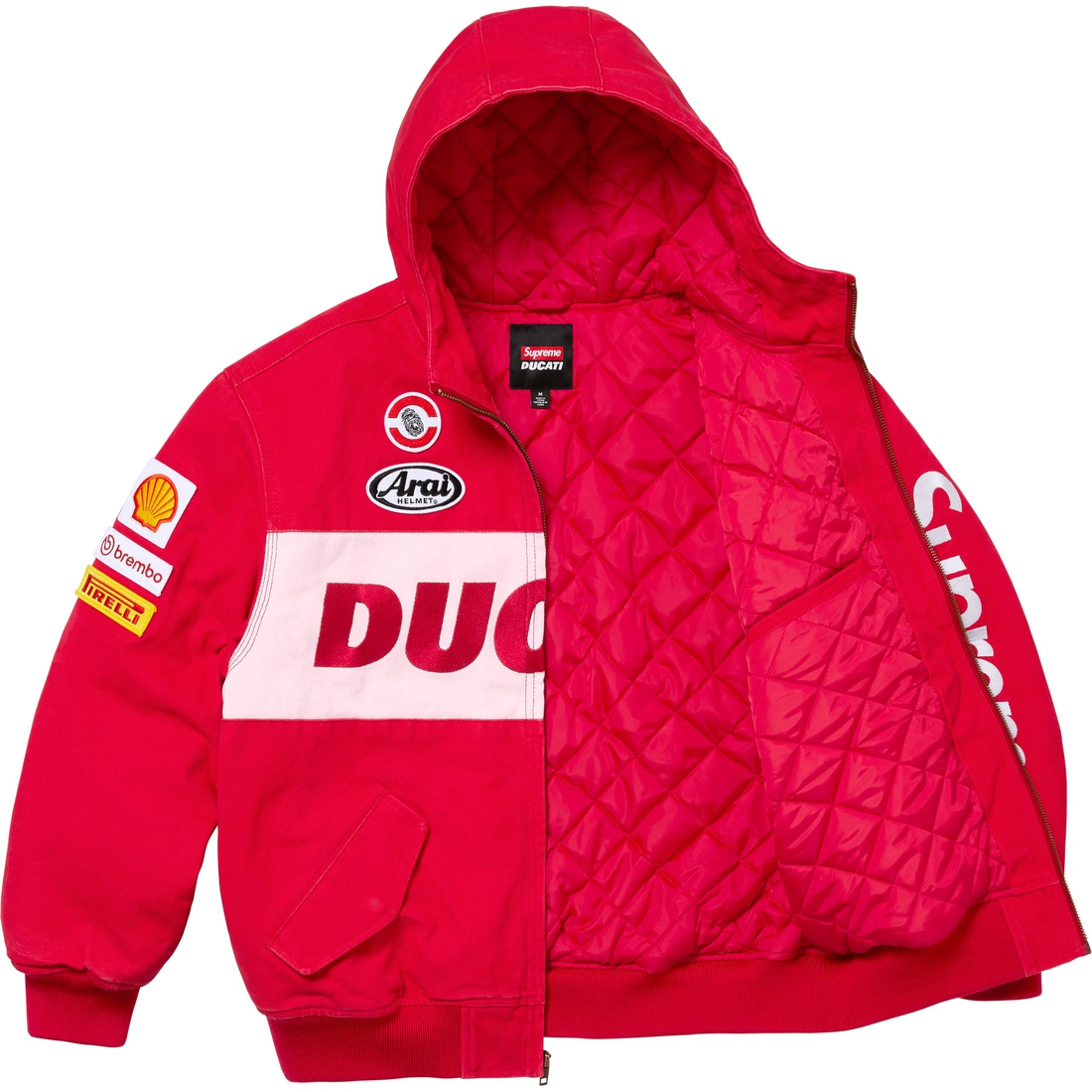 Supreme Supreme Ducati Hooded Racing Jacket (SS24) - Red - $368