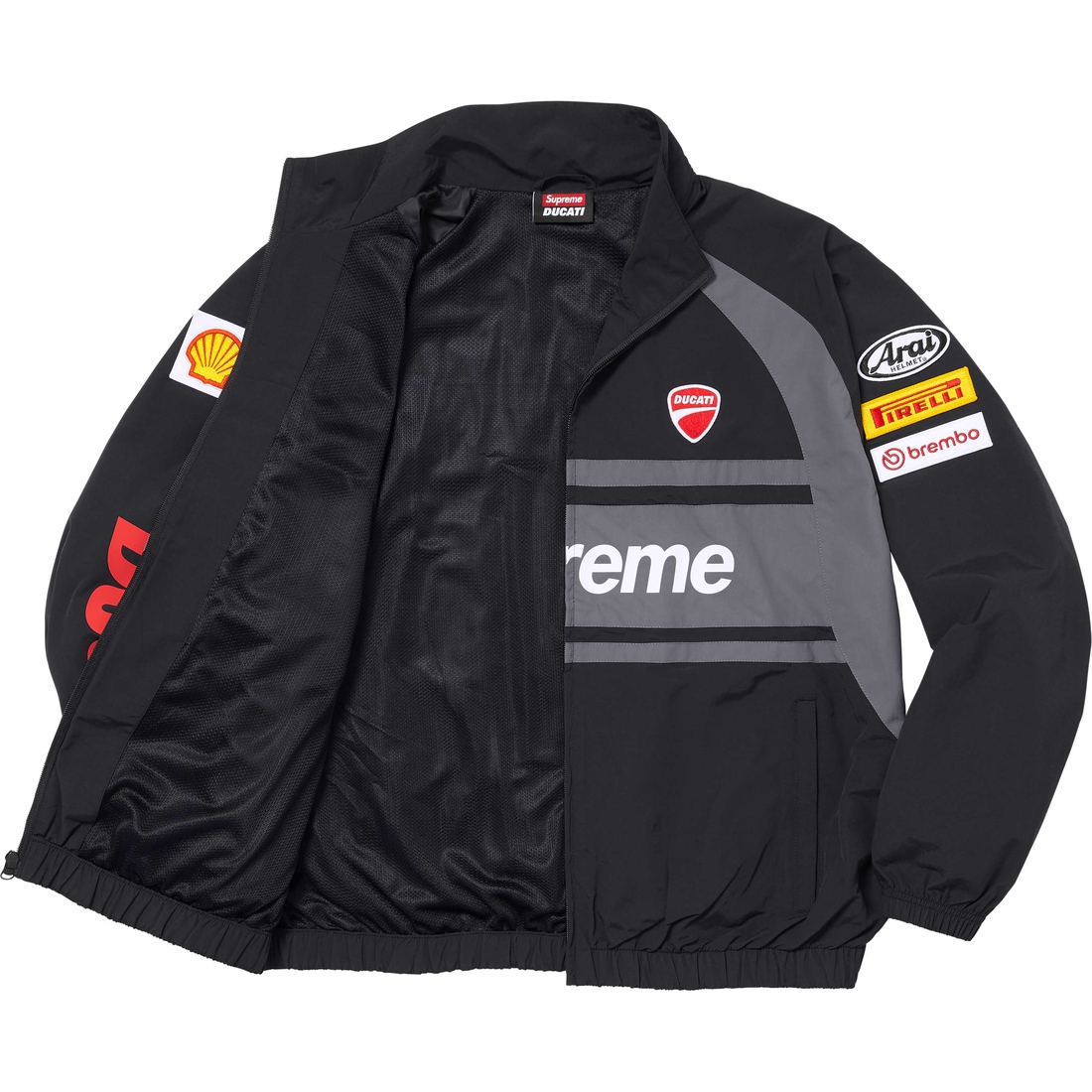 Supreme Supreme Ducati Track Jacket (SS24) - Black - $248
