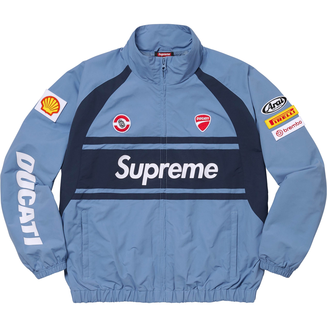 Supreme Supreme Ducati Track Jacket (SS24) - Light Blue - $248
