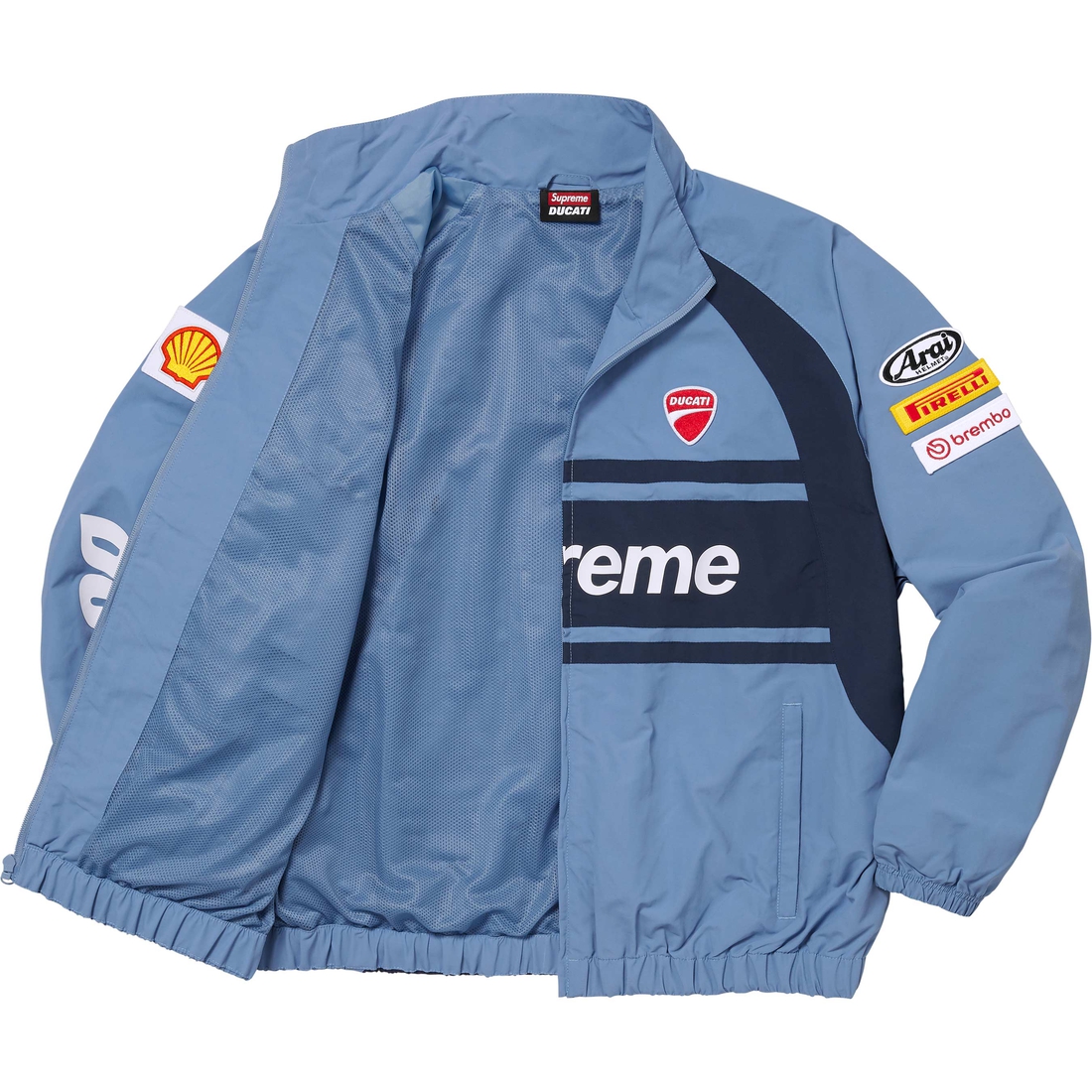 Supreme Supreme Ducati Track Jacket (SS24) - Light Blue - $248