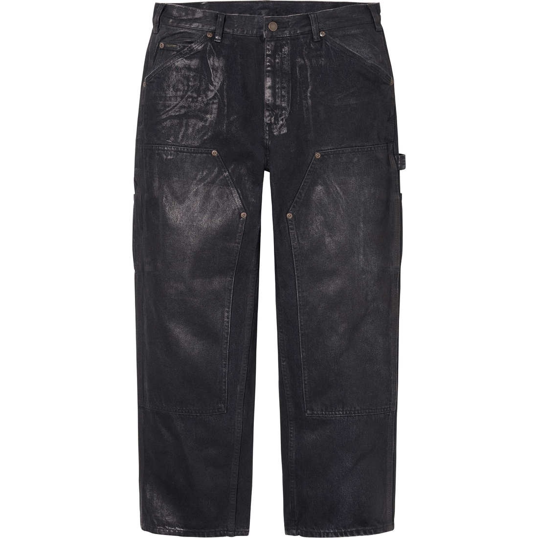 Supreme Supreme MM6 Maison Margiela Foil Double Knee Painter Pant (SS24) - Black - $268