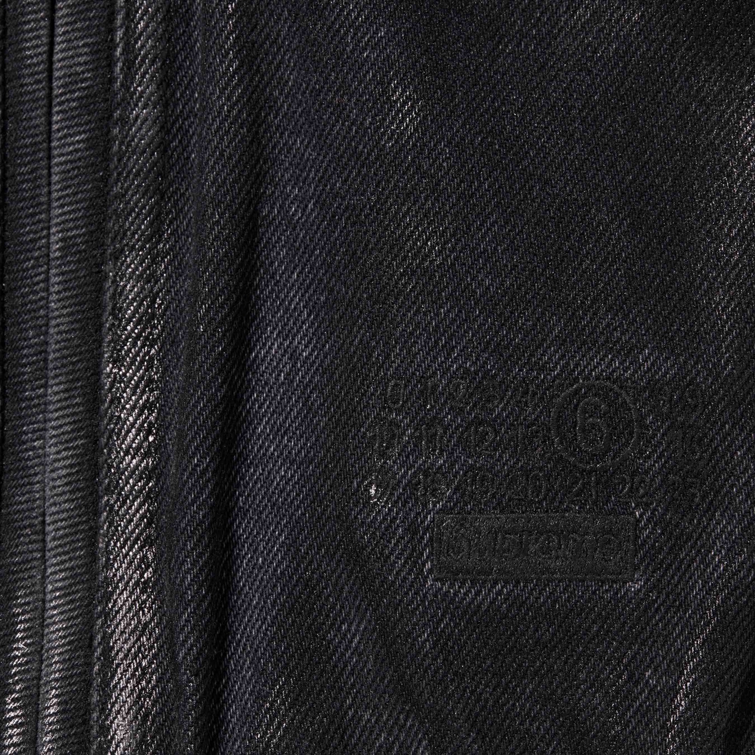 Supreme Supreme MM6 Maison Margiela Foil Hooded Work Jacket (SS24) - Black - $498