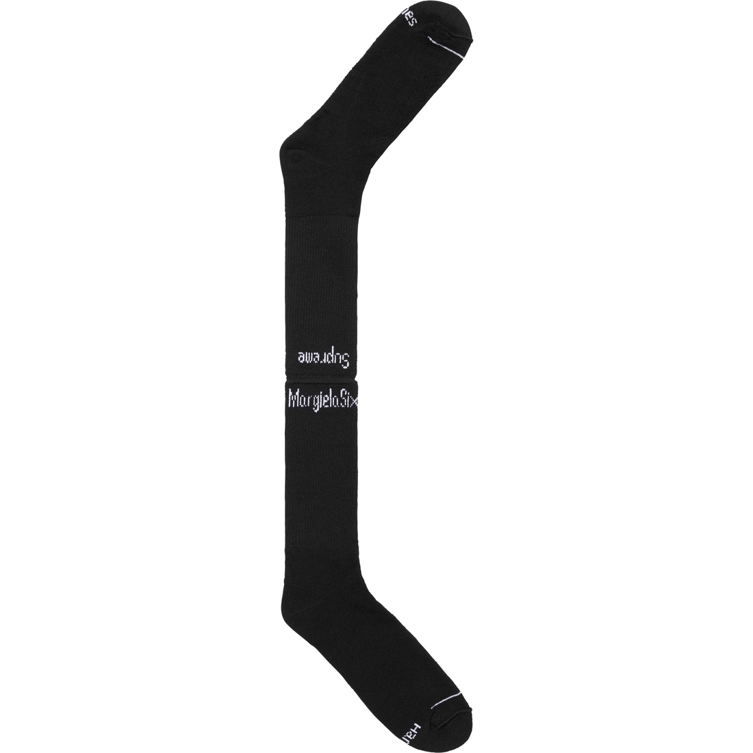 Supreme Supreme MM6 Maison Margiela Hanes Crew Socks (1 Pack) (SS24) - Black - $28