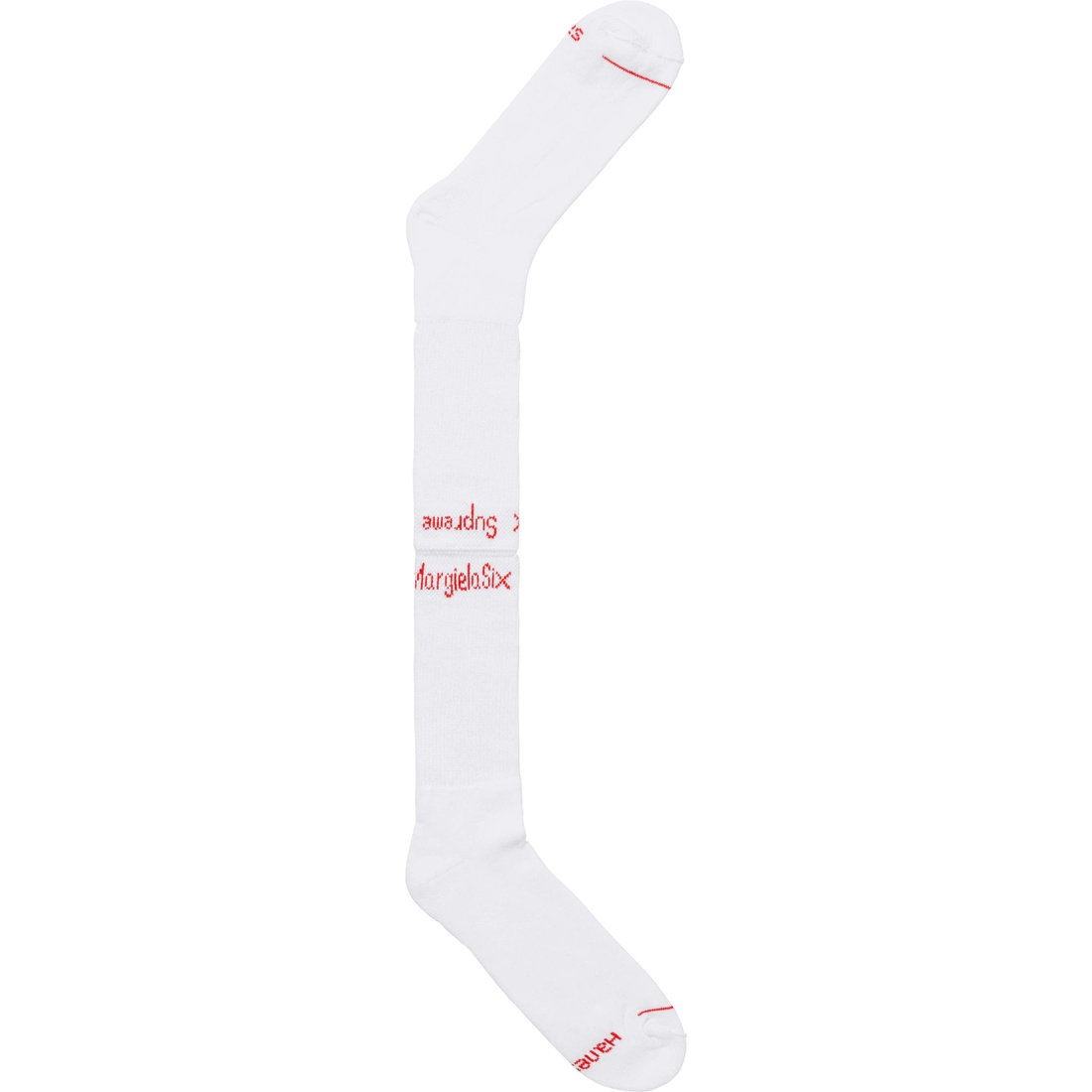 Supreme Supreme MM6 Maison Margiela Hanes Crew Socks (1 Pack) (SS24) - White - $28
