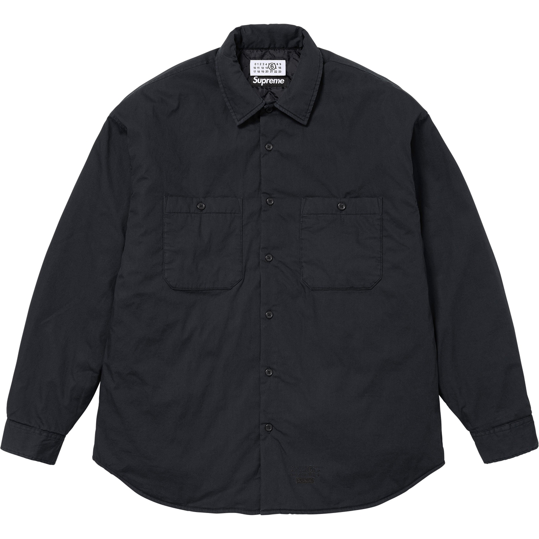 Supreme Supreme MM6 Maison Margiela Padded Shirt (SS24) - Black - $168