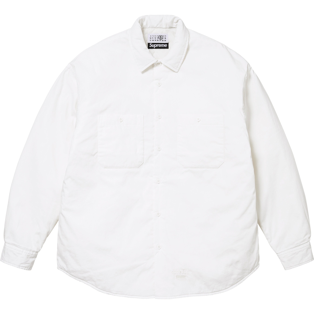 Supreme Supreme MM6 Maison Margiela Padded Shirt (SS24) - White - $168