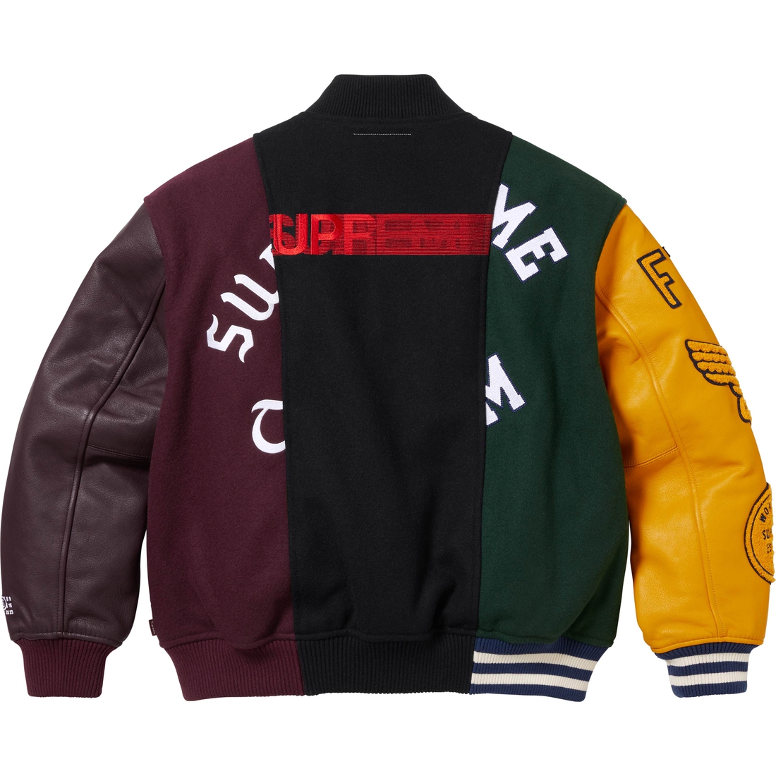 Supreme Supreme MM6 Maison Margiela Split Varsity Jacket (SS24) - Multicolor - $698